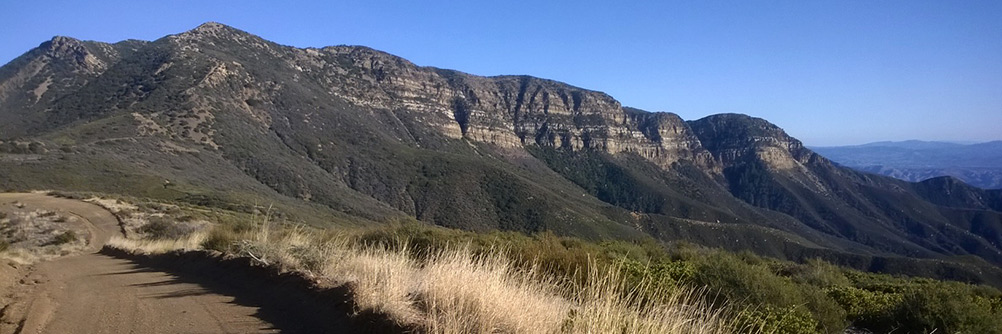 Topa Topa Mountains above the Ojai Valley Let Us Customize a Hike, Rock Climb or Bike Ride for You in Ojai